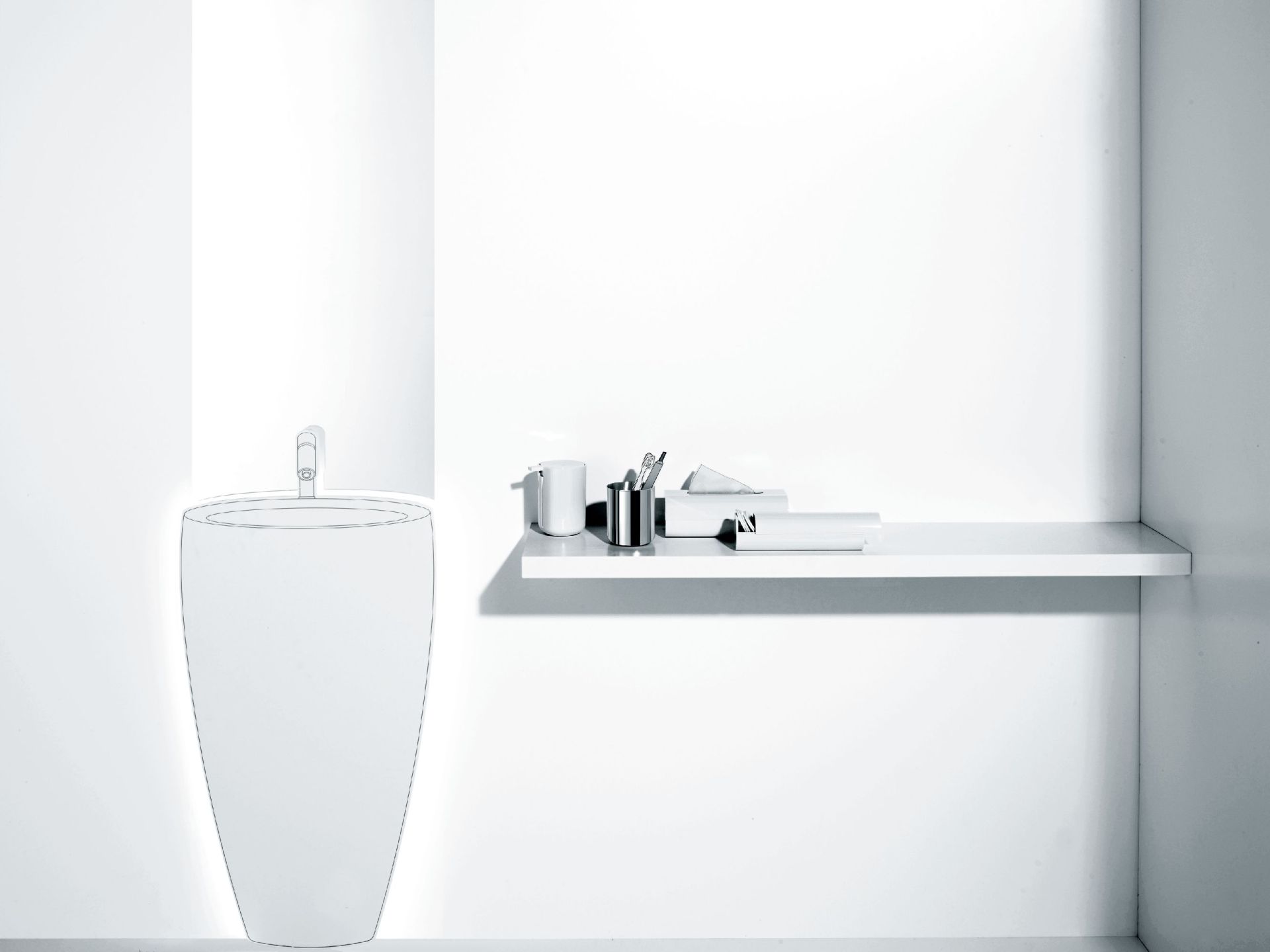 Birillo katoendispenser PL06 Alessi