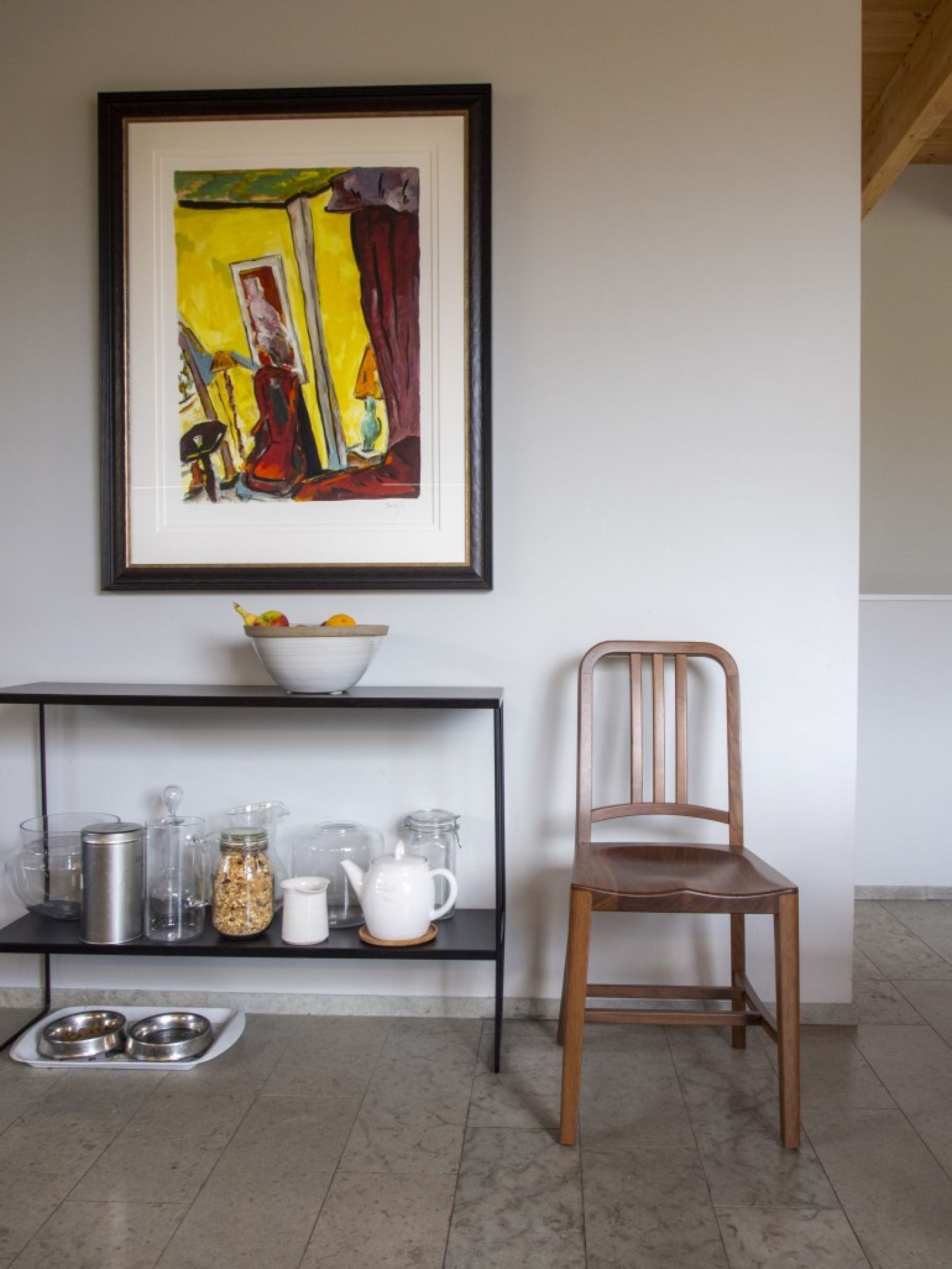 Navy Wood Chair houten stoel Emeco