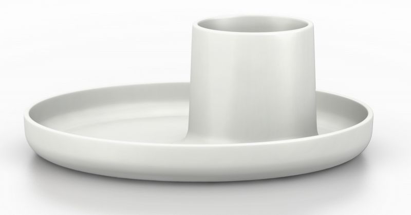 Weißer O-Tidy Stiftehalter von Vitra: Moderner Schreibtischorganizer für Stifte, Bürobedarf und mehr. Praktisch und stilvoll.