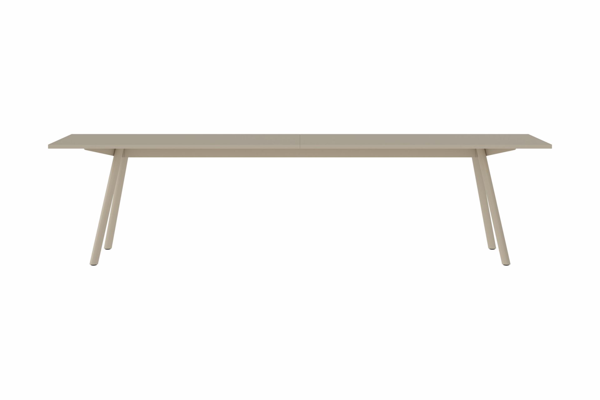 New Tendency Masa Tisch in Beige, minimalistischer Esstisch für modernes Wohnen.