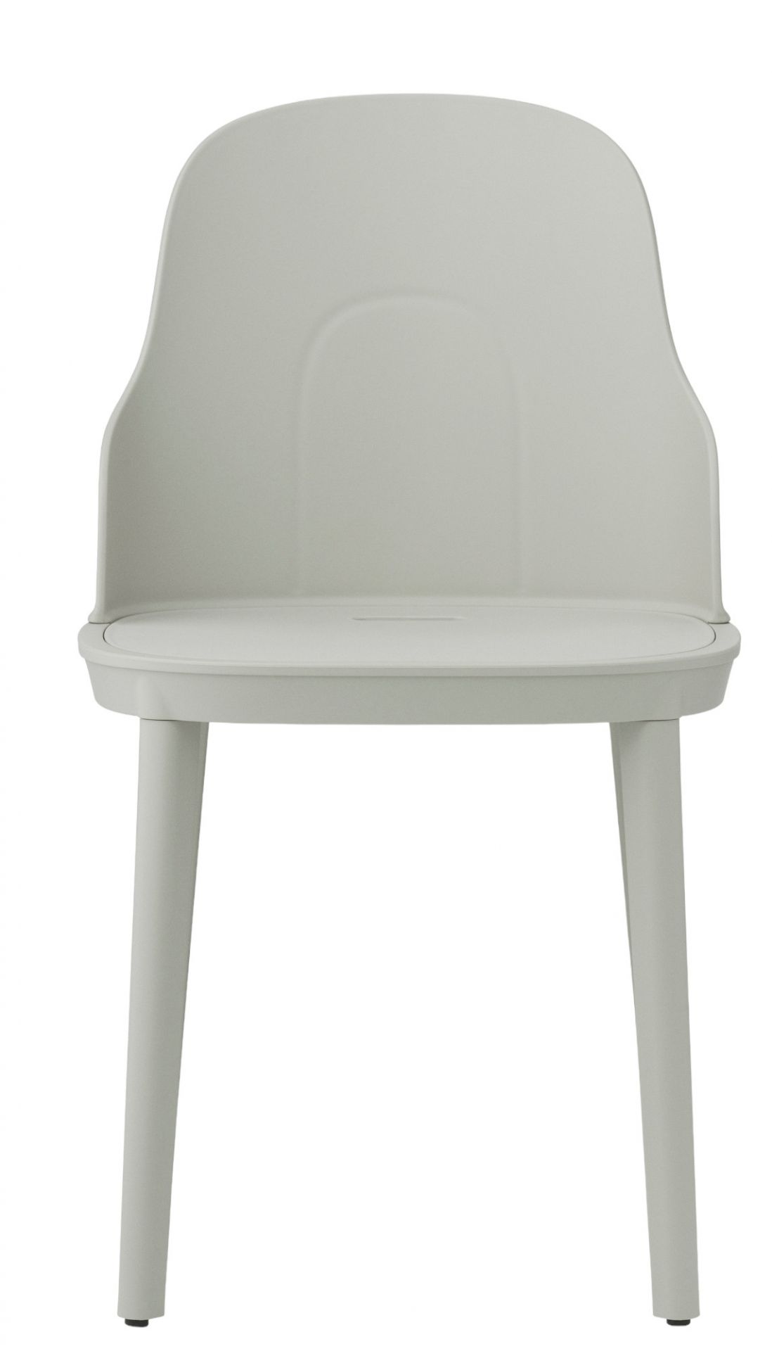 Grauer Allez Chair Stuhl von Normann Copenhagen, moderner Kunststoffstuhl für Esszimmer und Büro.