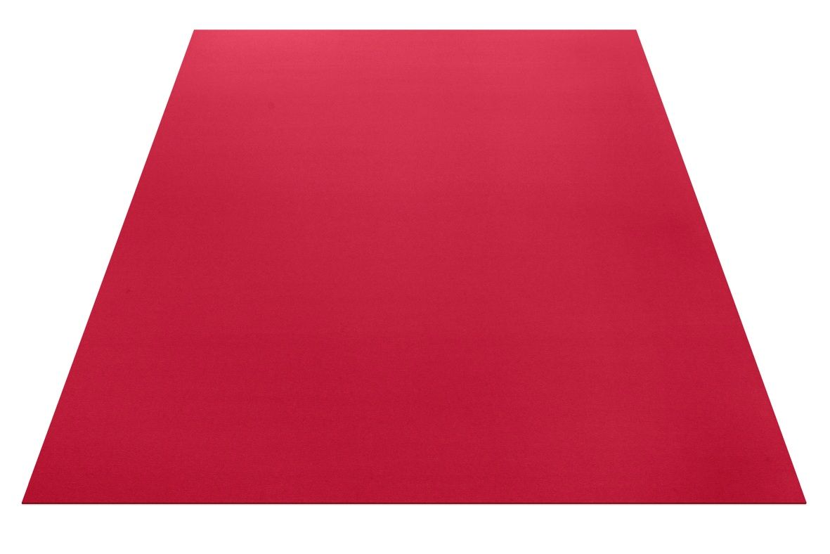 Roter, rechteckiger Teppich der Marke HEY-SIGN by BWF Group, ideal für Wohnzimmer und Schlafzimmer.