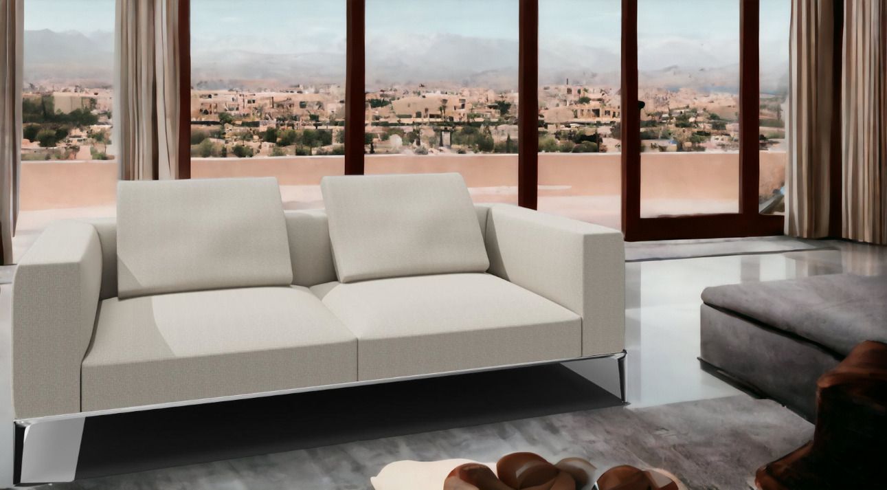 Jaan Living driezitsbank met 2 rugkussens, voordelige combinatie van Walter Knoll 
