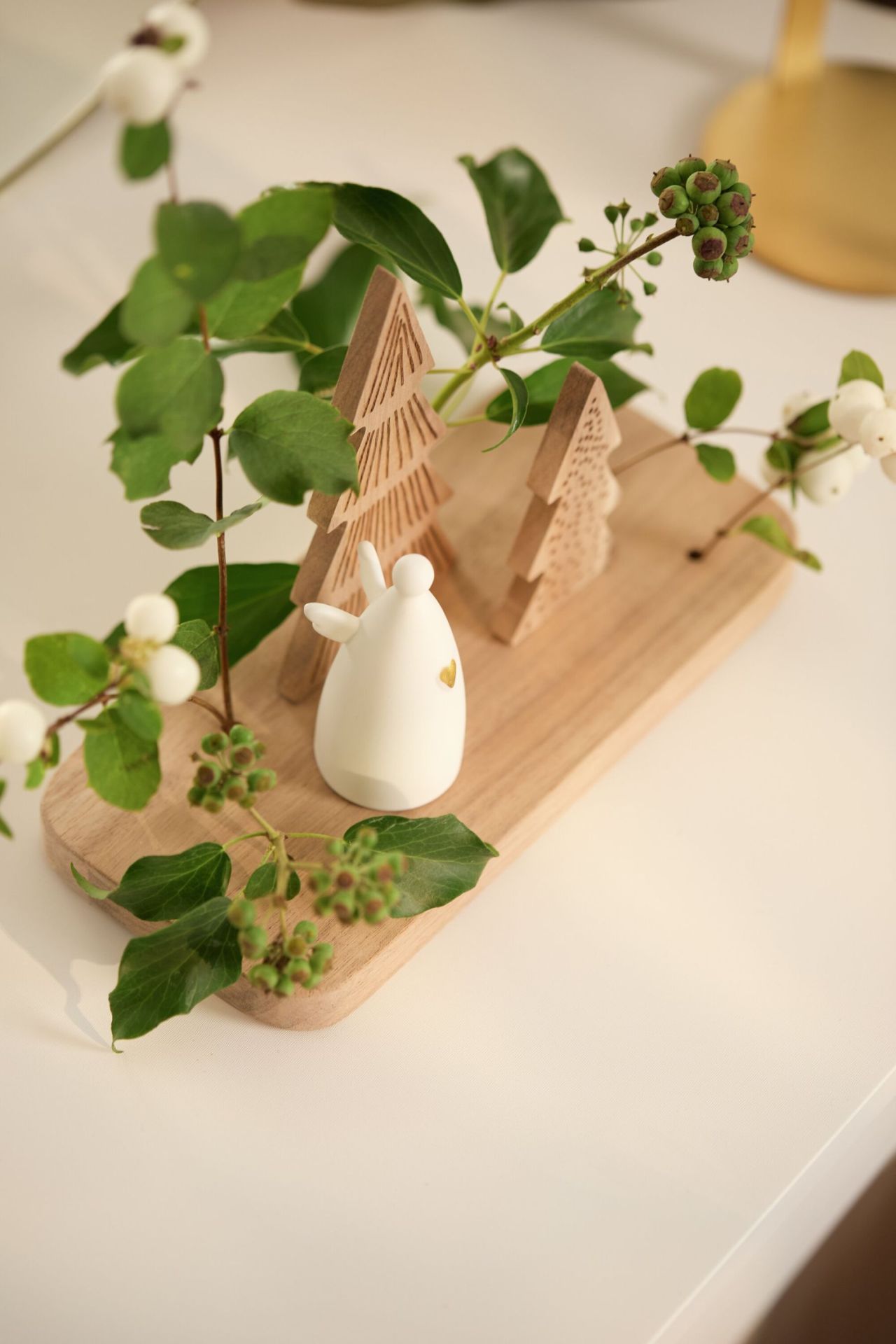 Kersttafereel, engelen, wielen