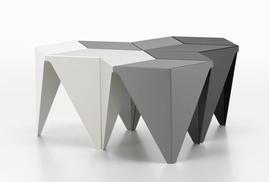 Prismatic Table bijzettafel, geometrisch ontwerp, Vitra