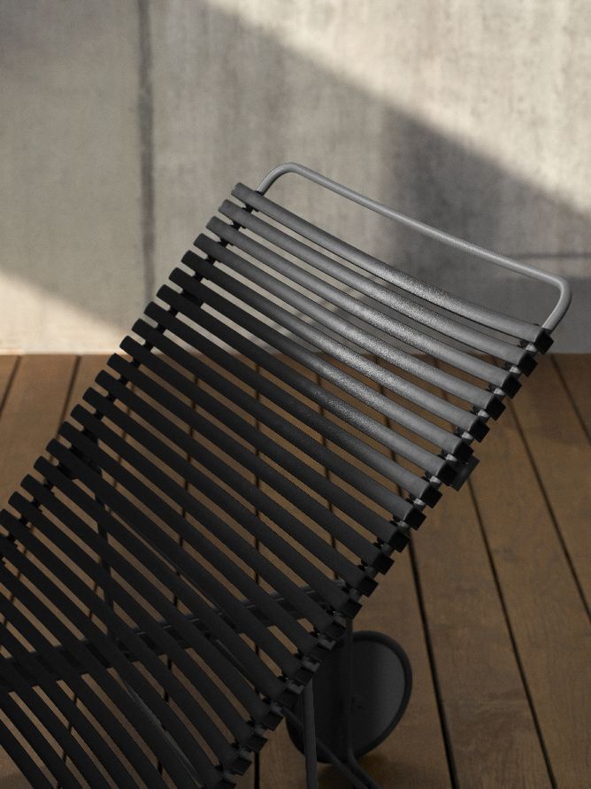 Click verstelbare chaise longue voor buiten Houe