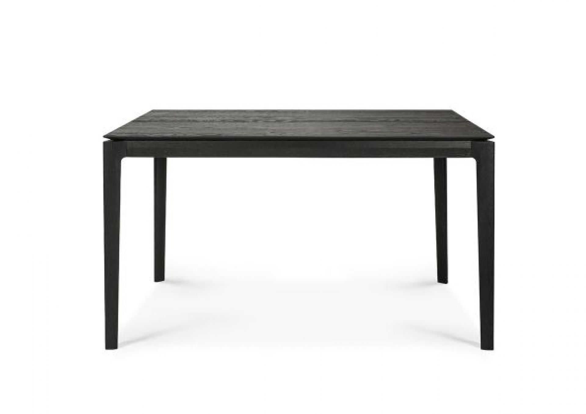 Schwarzer Ethnicraft Bok Esstisch aus Eiche, moderner Holztisch für Esszimmer und Küche.