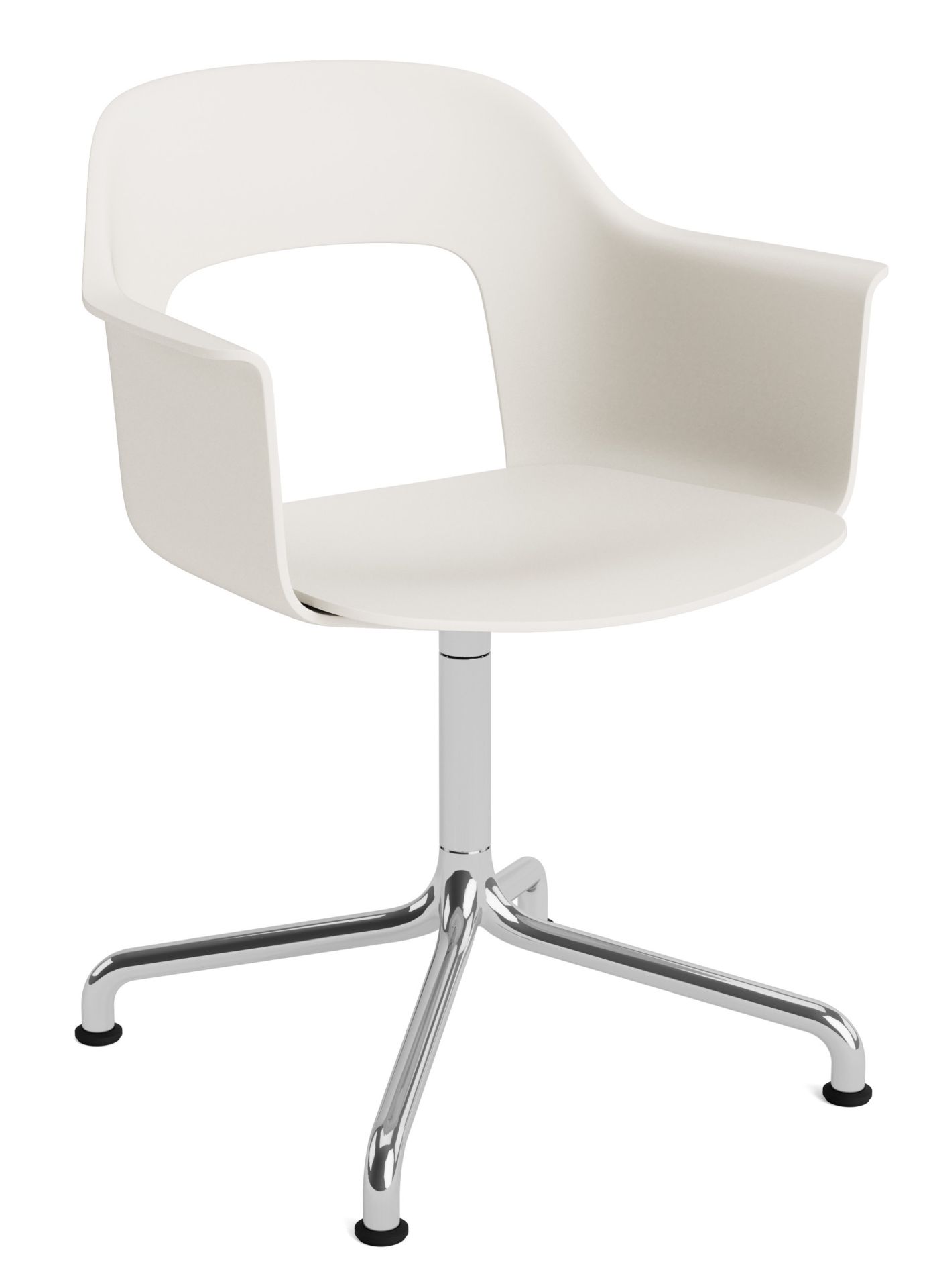 Layout Armchair 251 Fauteuil met 4-sterrenvoet, draaivoet met gebogen voetkruis Hay