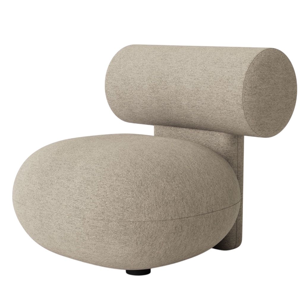Hippo Lounge Chair fauteuil, volledig gestoffeerd NORR11