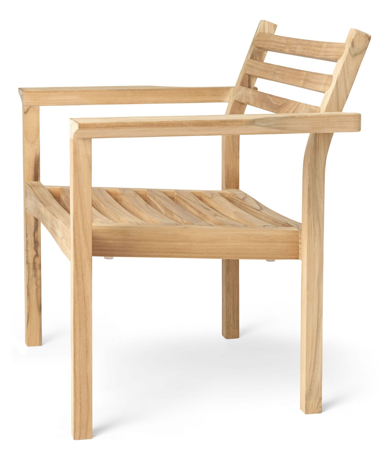 AH601 Teak Armlehnstuhl von Carl Hansen & Søn für den Garten oder die Terrasse.