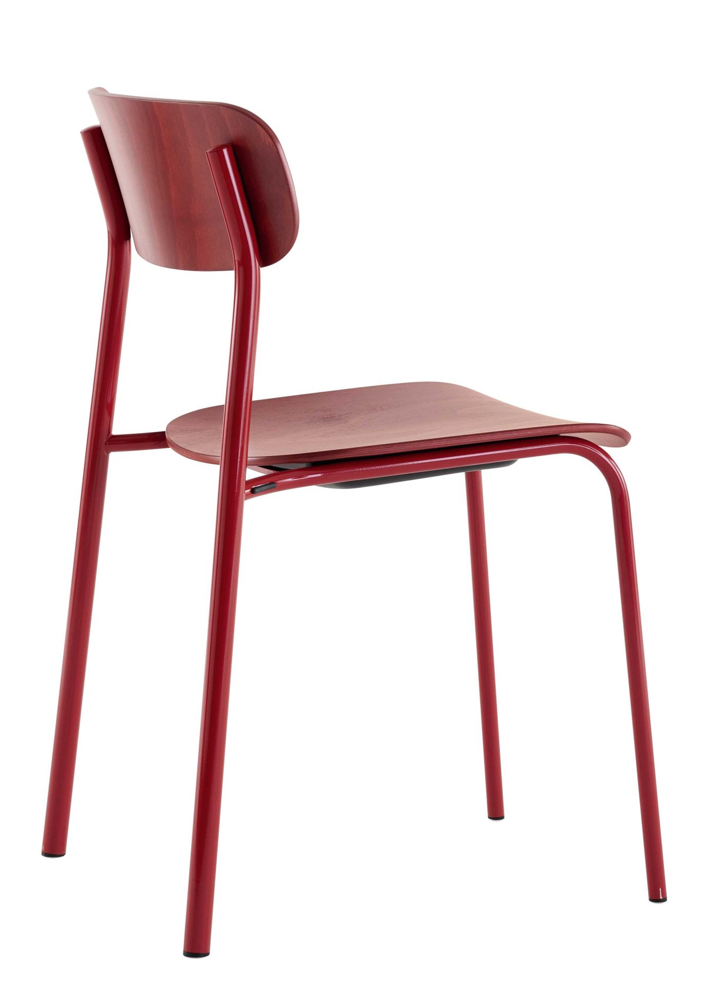 S 243 Stahlrohrstuhl in Olivgrün von Thonet, ein Einzelstück mit minimalistischem Design und Stahlrohrrahmen.
