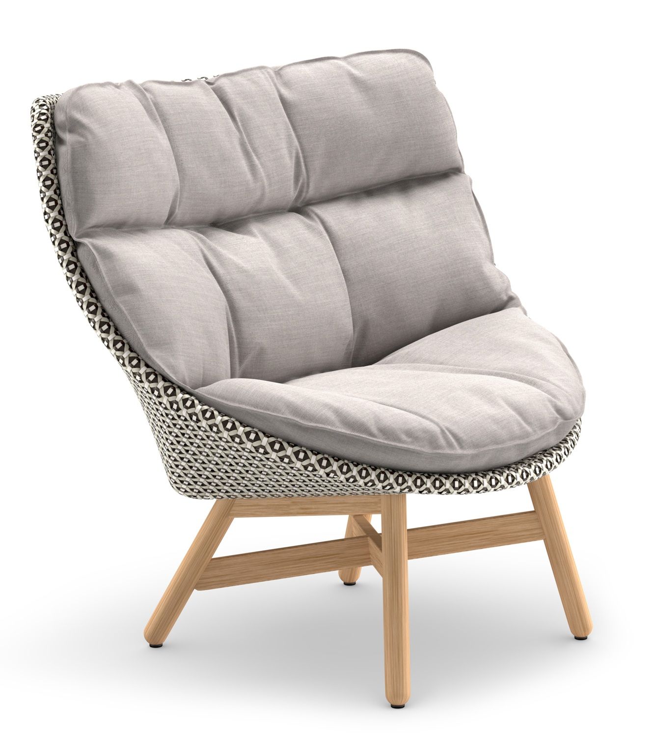 Mbrace Outdoor Wing-stoel met hoge rugleuning van Dedon
