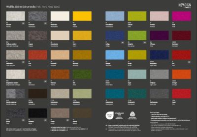 Stofstalenkaart kleuren HEY - SIGN by BWF Group
