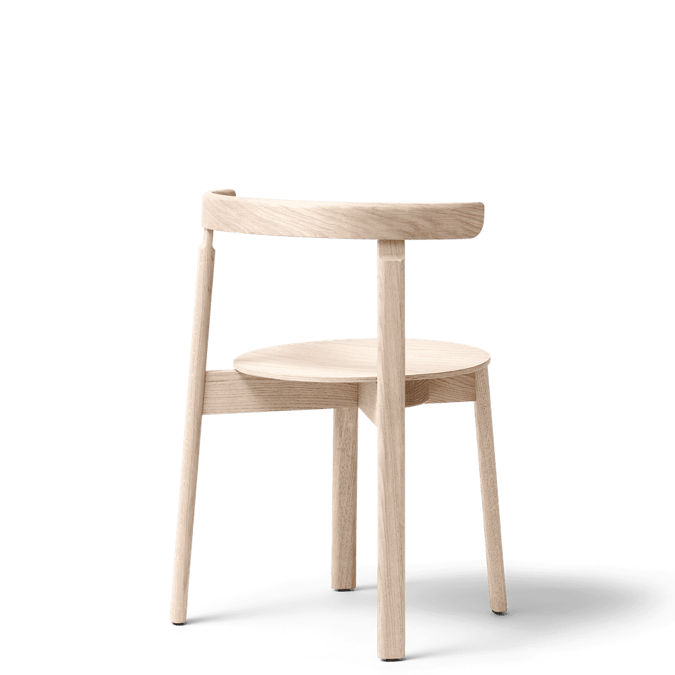 Lunar-stoel eikenhout Form & Refine