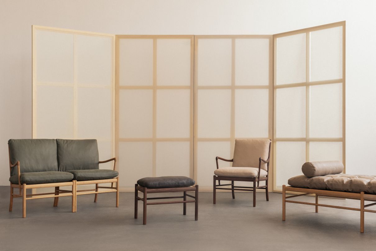 OW149-2 Colonial tweezitsbank van Carl Hansen & Søn