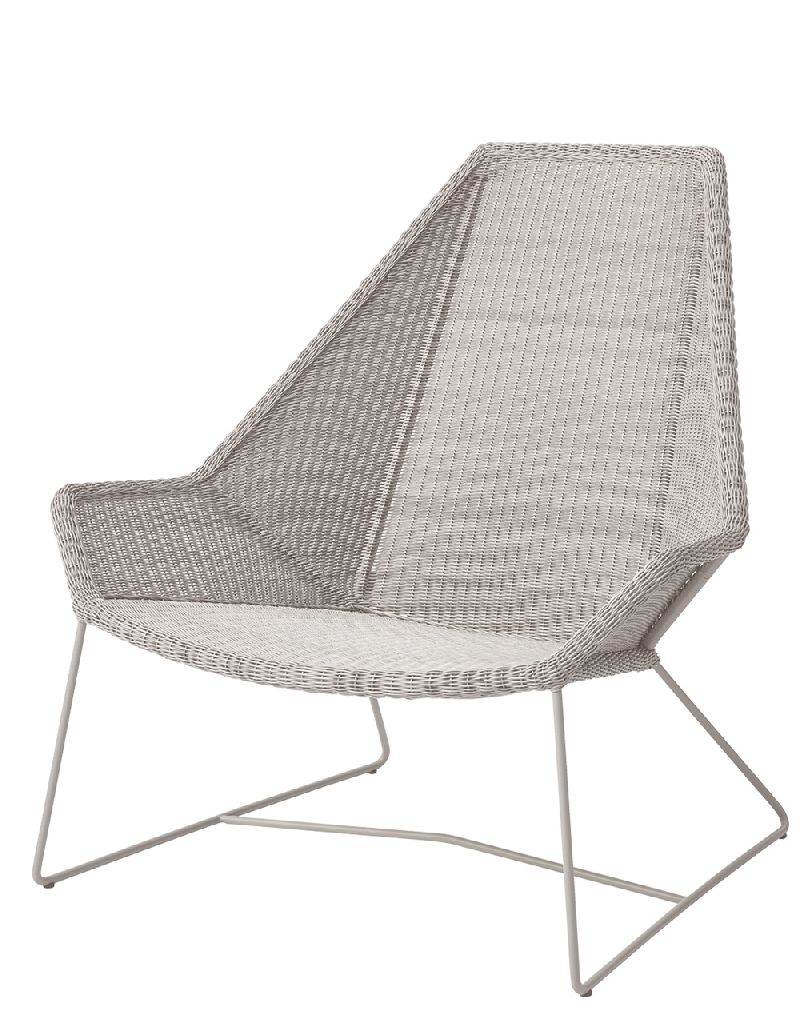 Breeze Outdoor-fauteuil met hoge rugleuning van Cane-Line, kleur zand