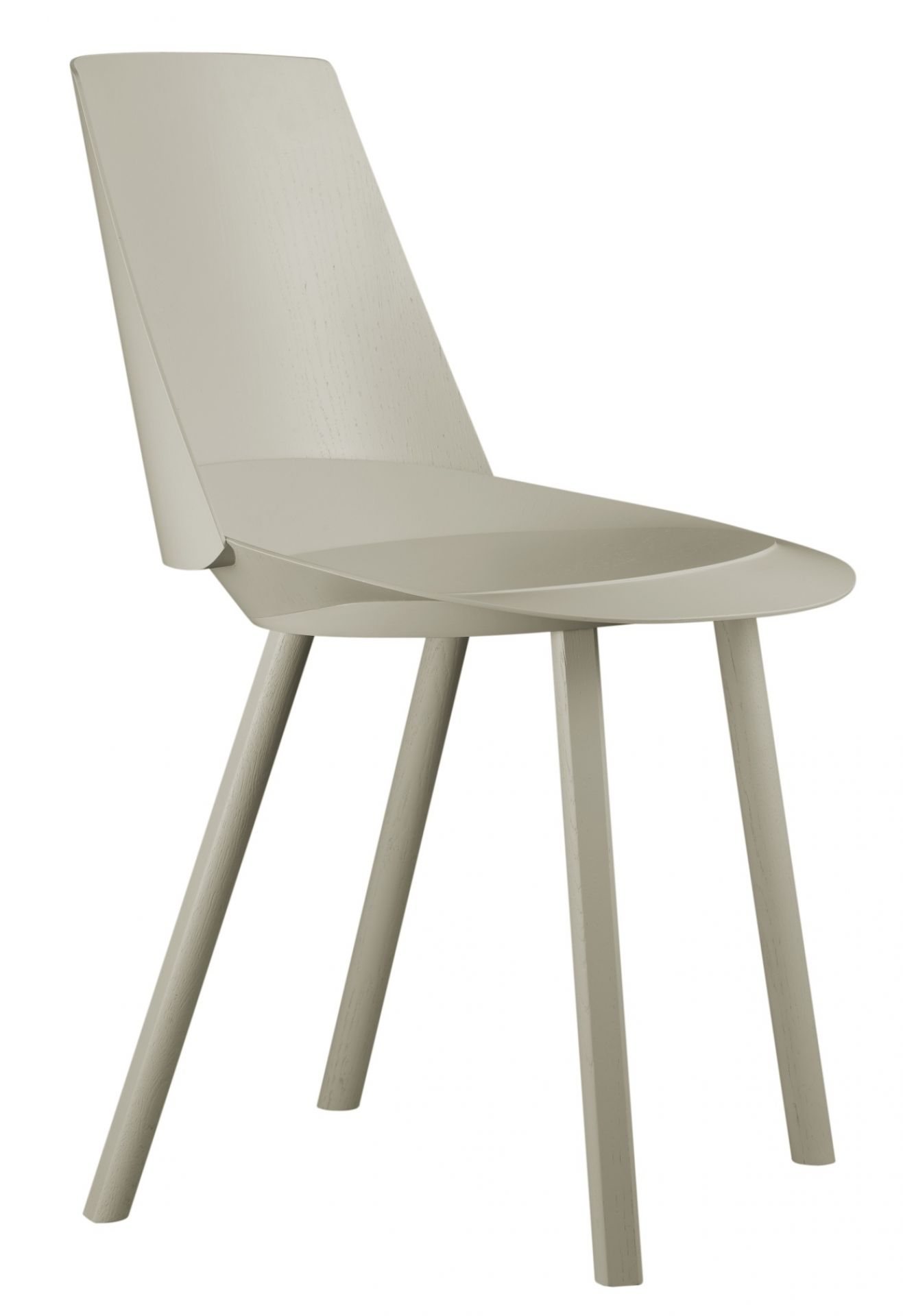 CH04 Houdini Stuhl e15 aus Holz in Beige, minimalistisches Design für Esszimmer und Wohnbereich.
