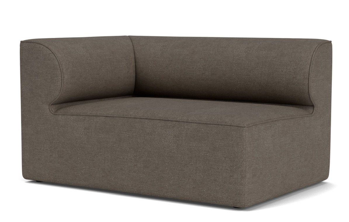 Eave Modular Sofa Ecke in Braun von Audo Copenhagen, modernes Ecksofa für Wohnzimmer.