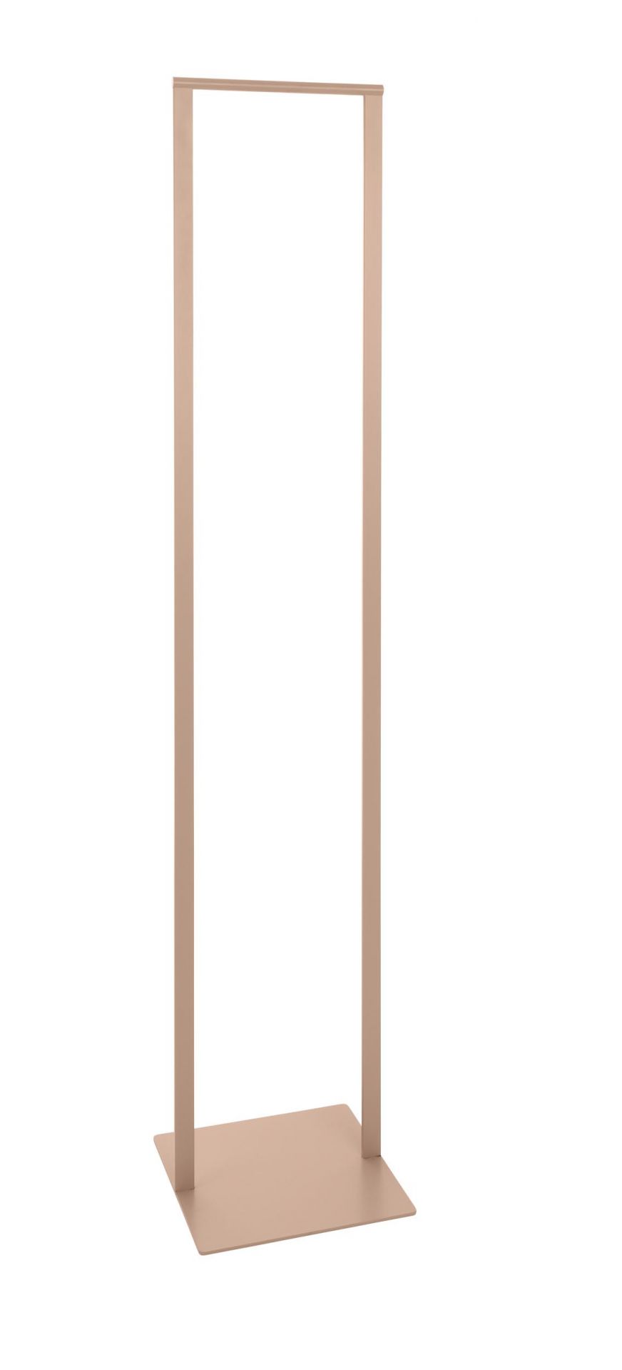 Schönbuch Slim Garderobenständer in Taupe: Minimalistischer Kleiderständer aus Metall für Flur und Ankleidezimmer.
