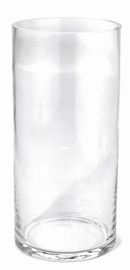 Schönbuch Schirmständer: Zylindrischer, transparenter Glas-Schirmständer für moderne Flure. Praktische und stilvolle Aufbewahrung für Regenschirme.