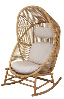 Hive Rocking Chair schommelstoel inclusief zit-, rug- en nekkussen van Cane-Line