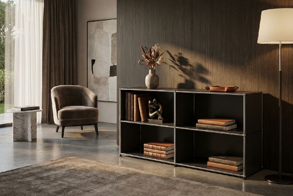 USM Haller dressoir M67 open met vier vakken