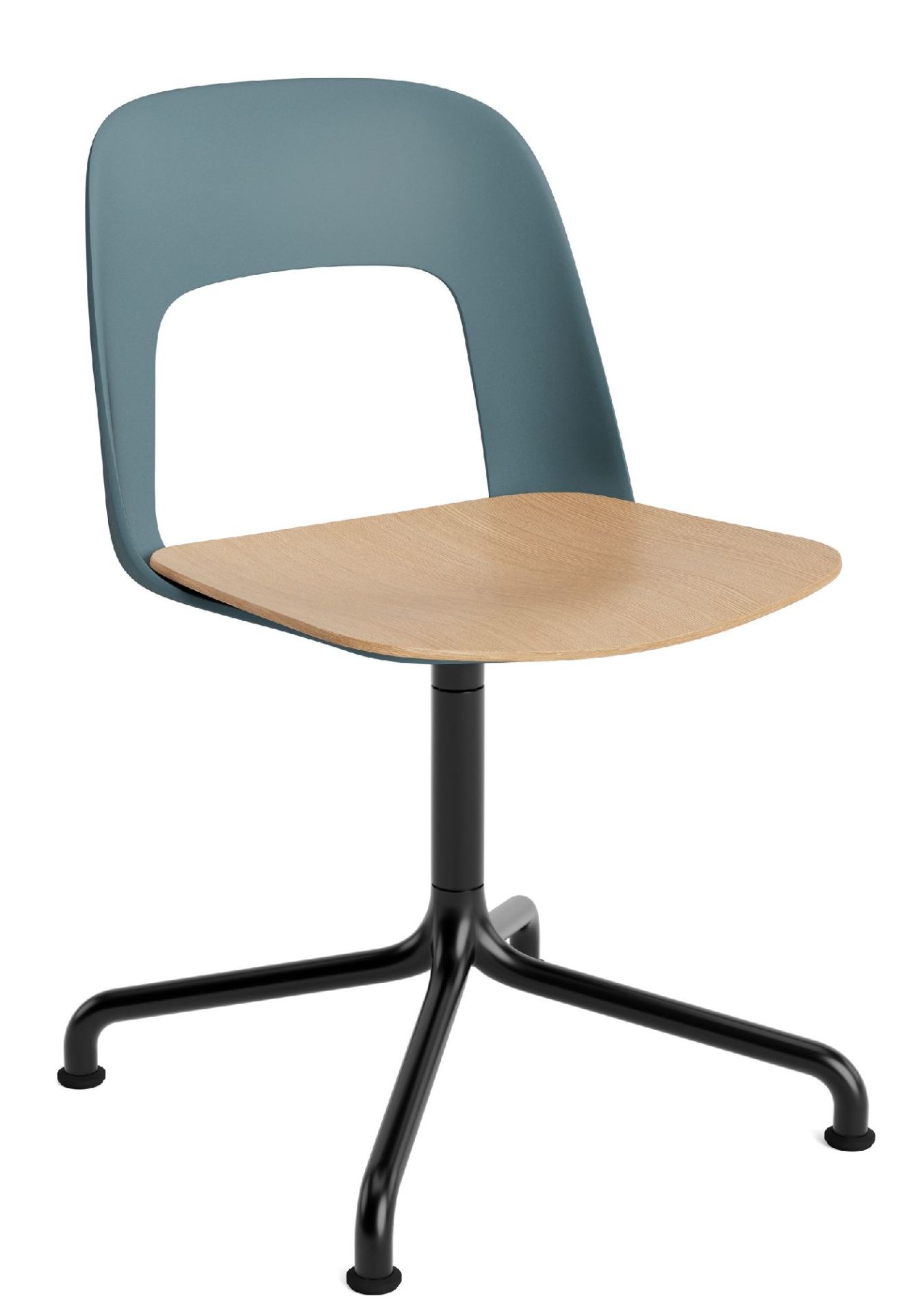 Layout Side Chair 152 draaistoel met vierpoot Hay