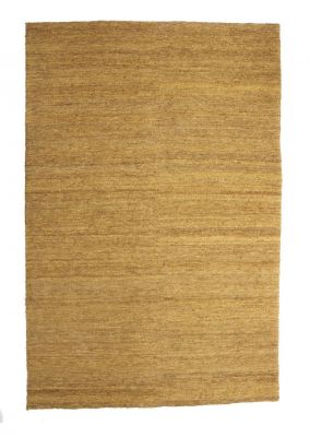 Nanimarquina Earth Rug Teppich in Ocker, 200x300cm, Detailansicht des gewebten Naturfaser Teppichs.