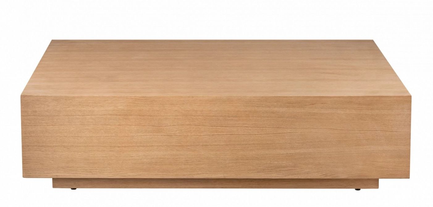 Blomus Goba Couchtisch aus hellem Holz, quadratischer Wohnzimmertisch für moderne Einrichtungen.