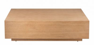 Blomus Goba Couchtisch aus hellem Holz, quadratischer Wohnzimmertisch für moderne Einrichtungen.