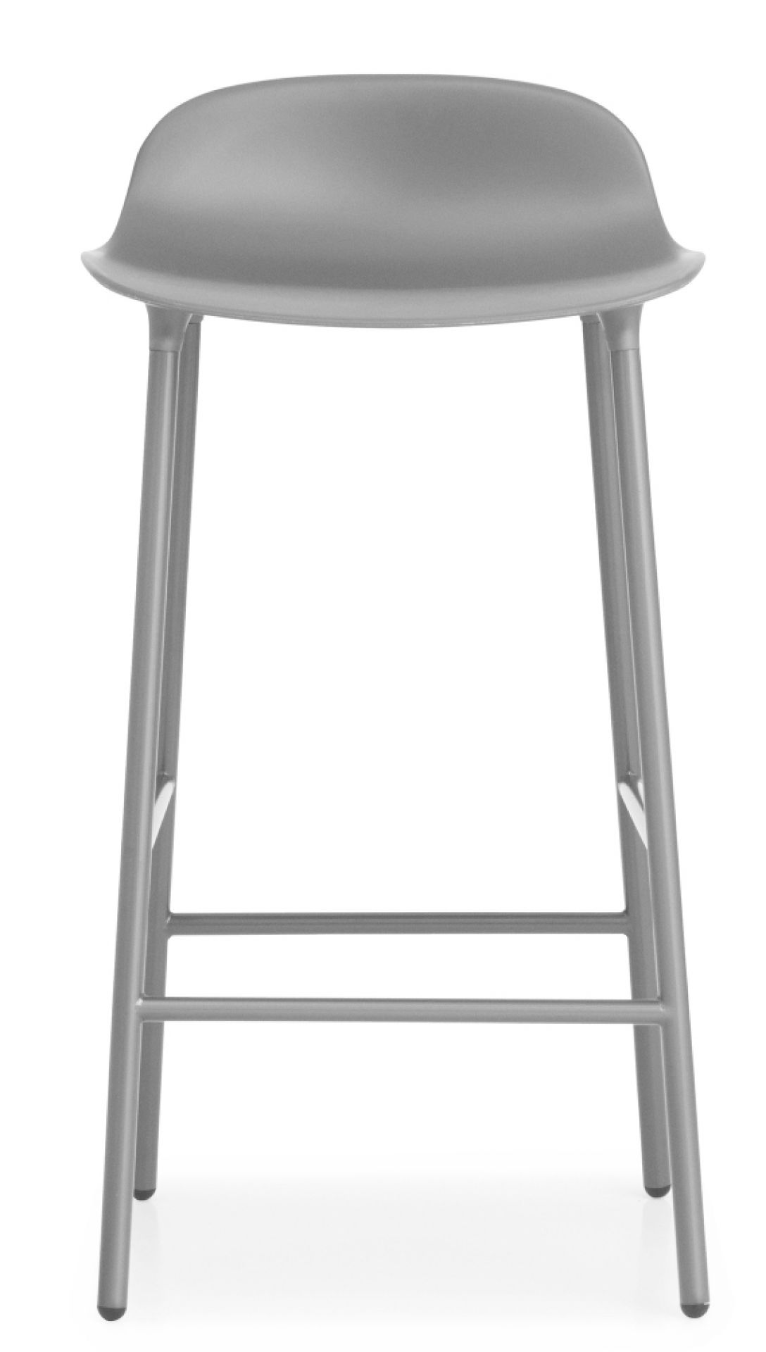 Normann Copenhagen Form Barhocker, Höhe 65 cm, Stahl, modernes Design für Küche oder Bar.