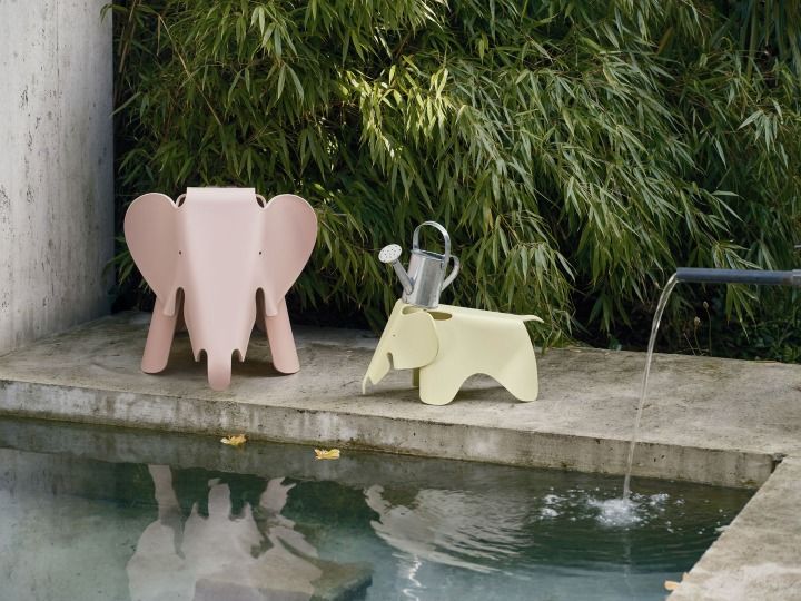 Eames Elephant-kruk RE Vitra diepzwart