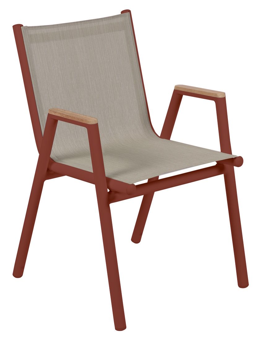 Pilotis-fauteuil met armleuningen Batyline Outdoor Fermob
