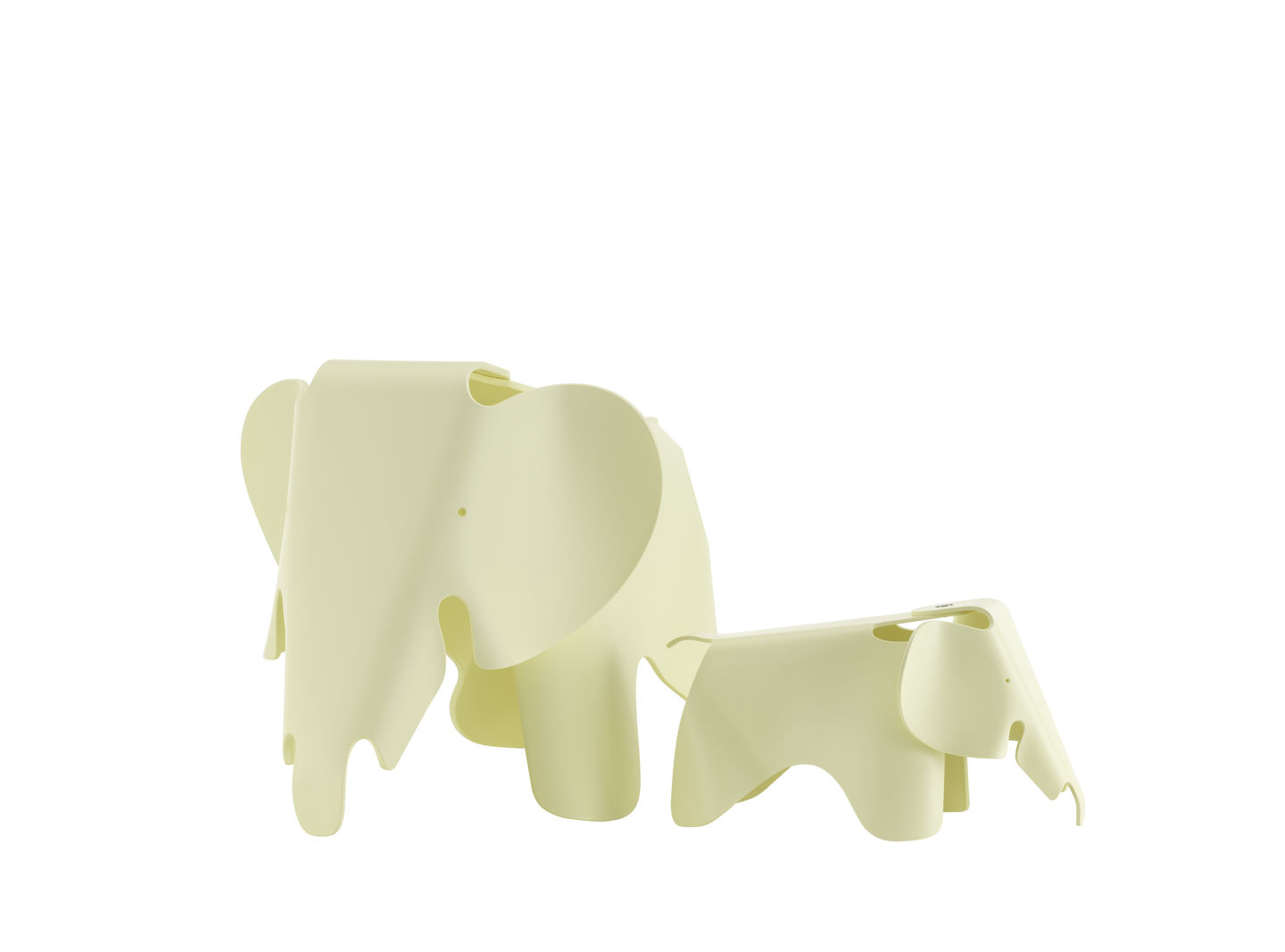 Eames Elephant-kruk RE Vitra Kanariegeel
