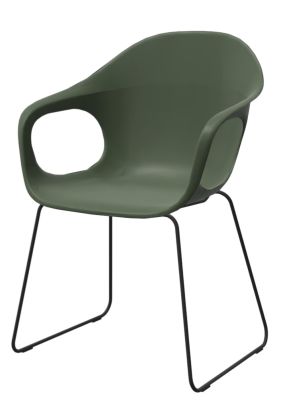Elephantino fauteuil met sledepoten van KRISTALIA