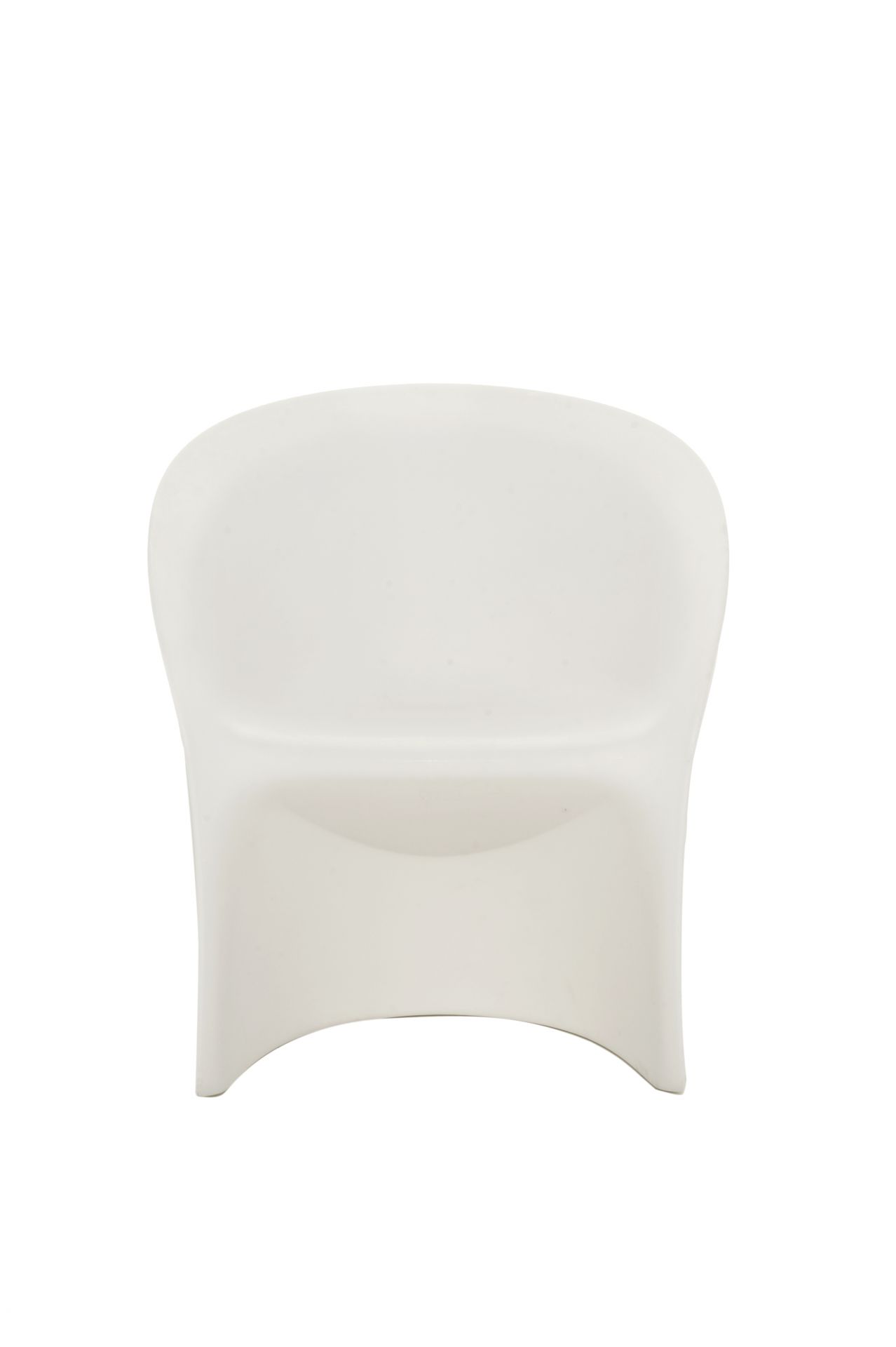 Weißer Modesty Veiled Sessel von Driade, moderner Design Stuhl für Wohnzimmer und Esszimmer.