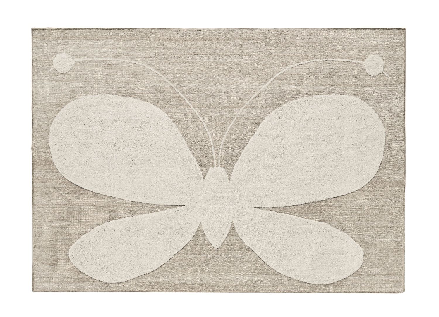 Lucia Eames Butterfly Wool-tapijt van Nanimarquina
