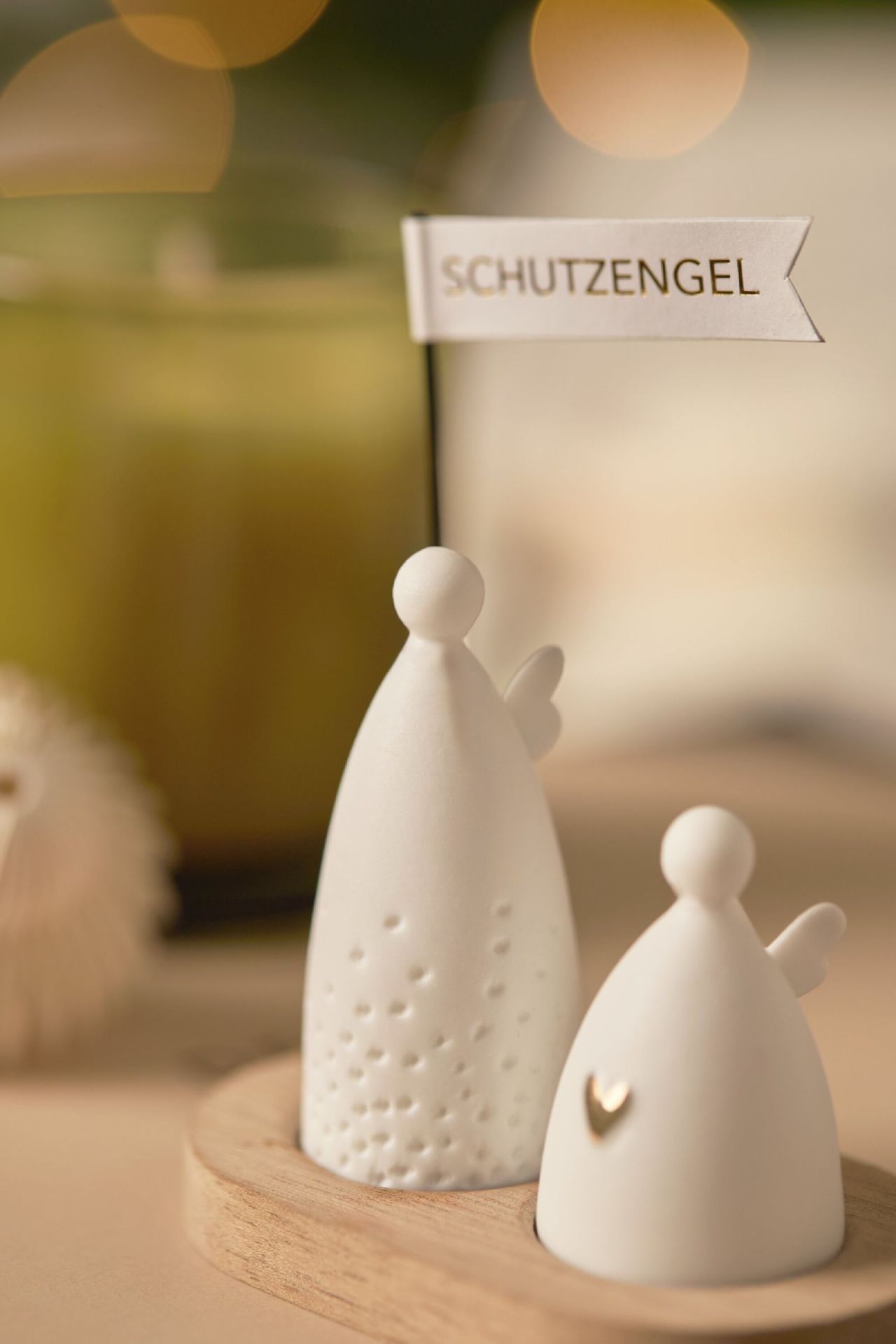 Kerstgroet, beschermengelcadeau (Duitse versie) Wielen