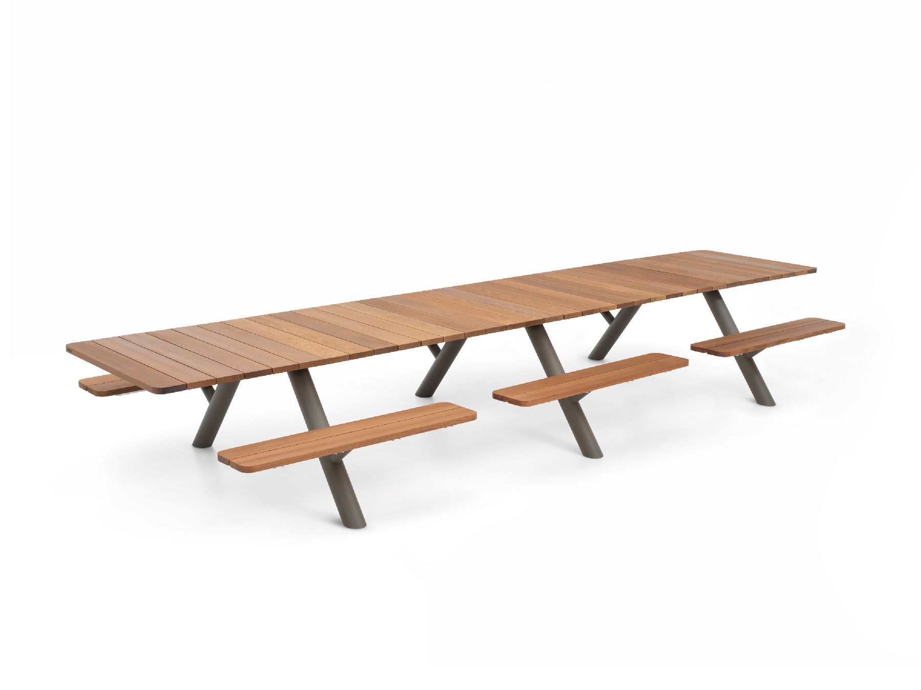 Panigiri-picknicktafel en -bankcombinatie voor buiten Extremis