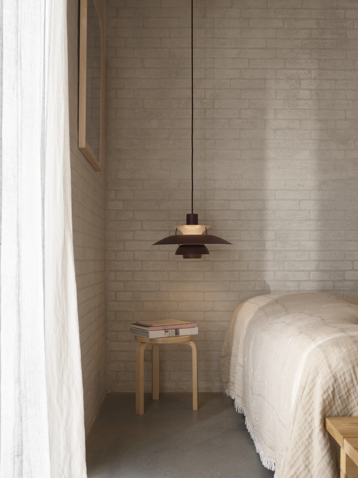 PH 5 Monochrome hanglamp Louis Poulsen Pale Pewter