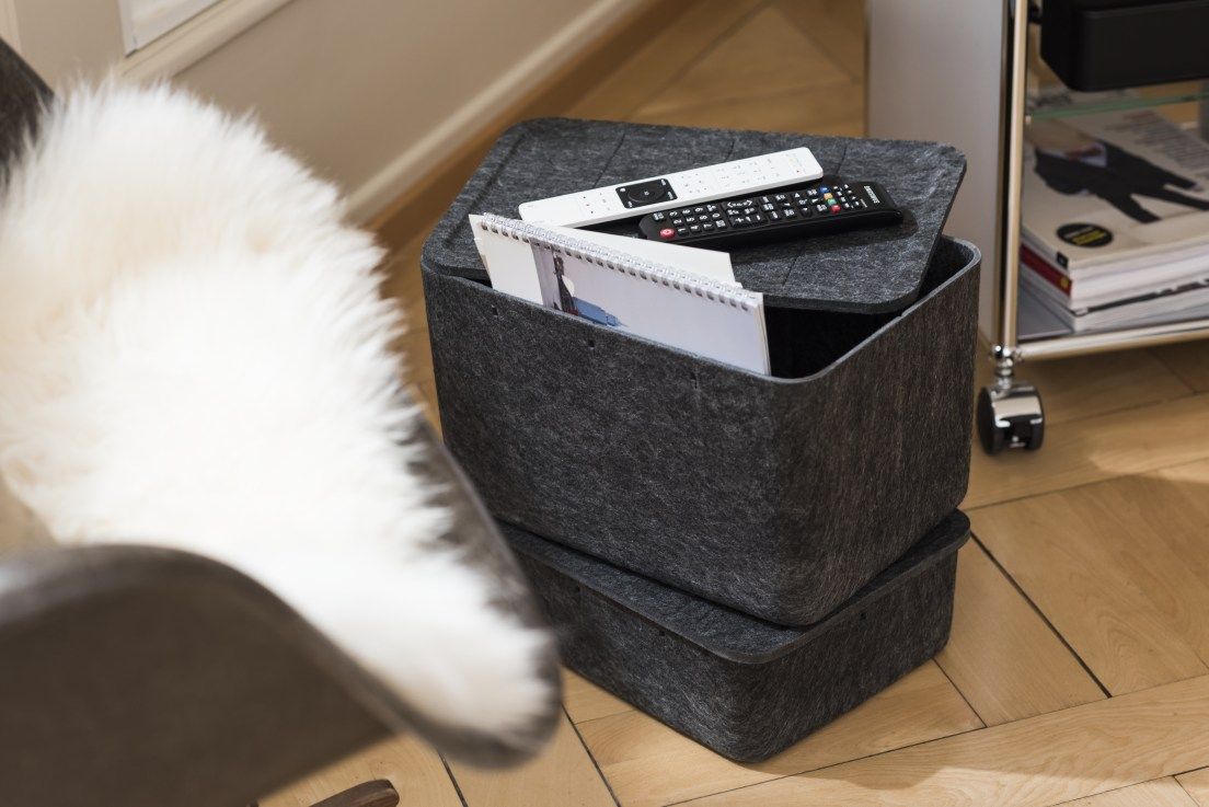 USM Haller Inos diepe box met dienblad
