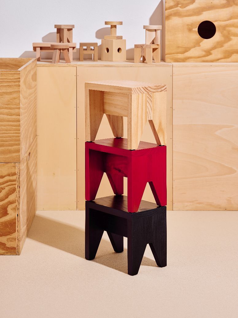 Manolito Stool Short Small kruk Hay