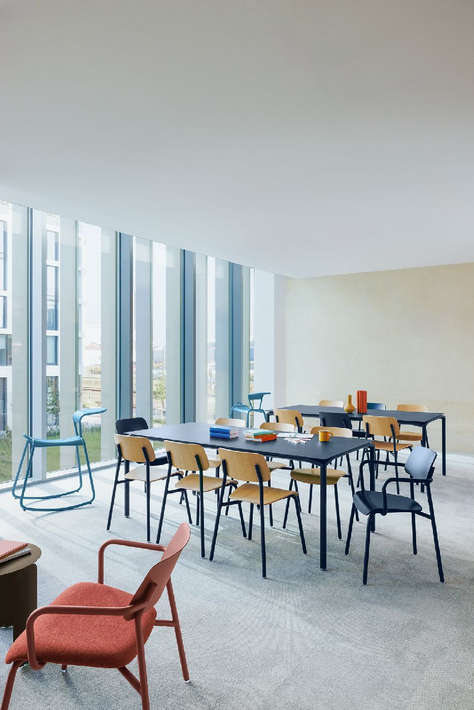 Studie Chair stoel van eikenhout voor binnen, Fermob