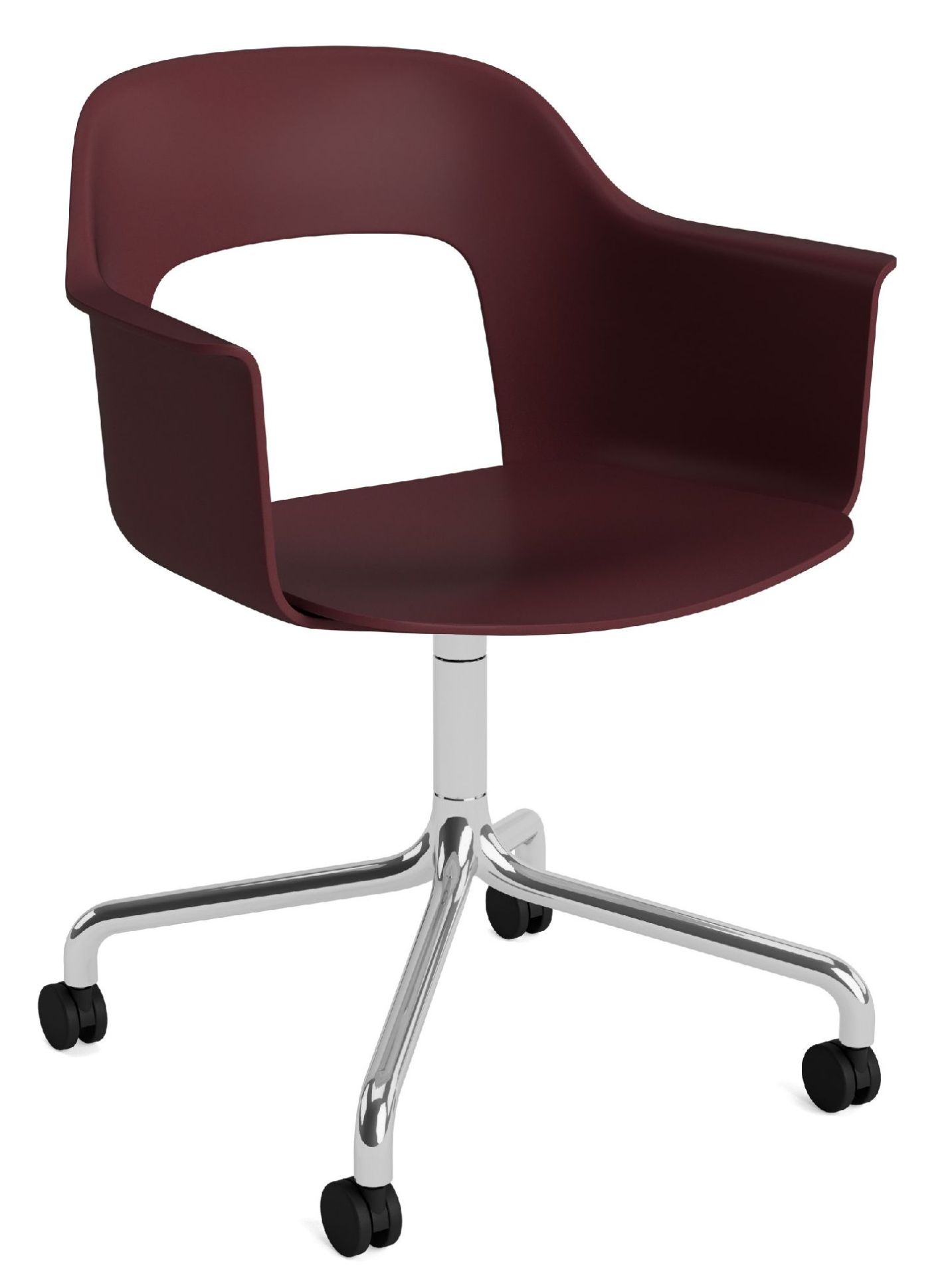 Layout fauteuil 261 met armleuningen van Hay