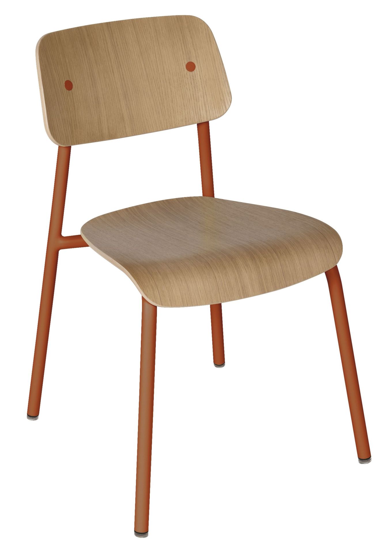 Studie Chair stoel van eikenhout voor binnen, Fermob