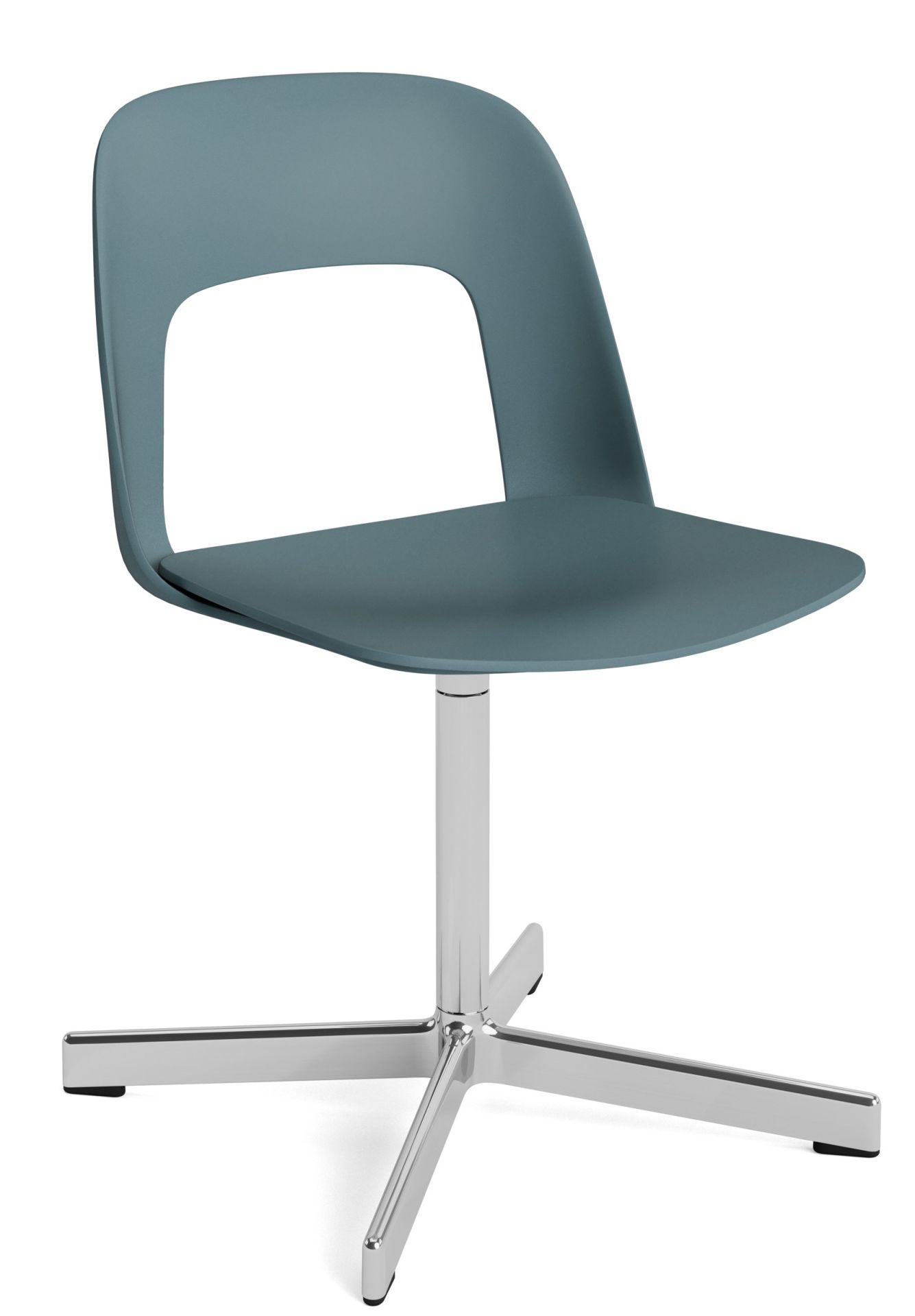 Layout Side Chair 131 stoel met vierpotig draaivoet van Hay
