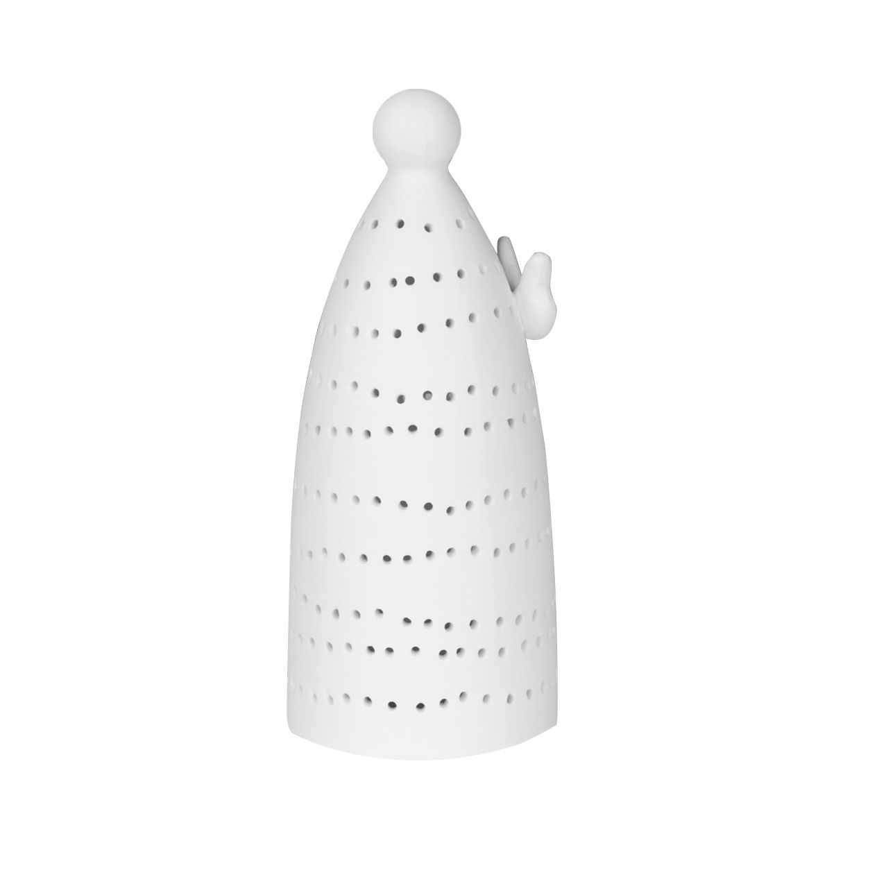Mini LED-lampje in engeldesign met 2 wielen