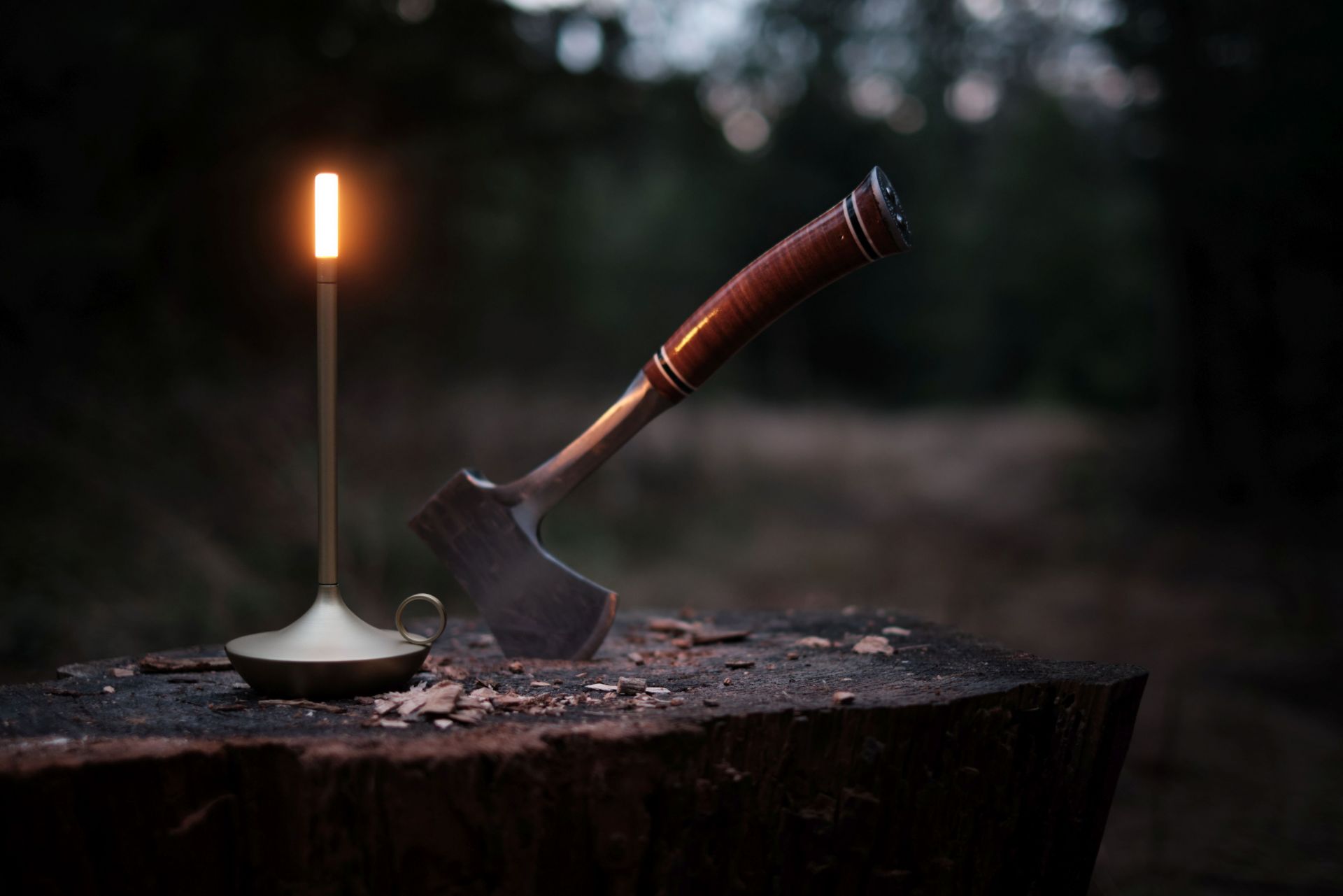 Wick draagbare acculamp / tafellamp met USB Graypants