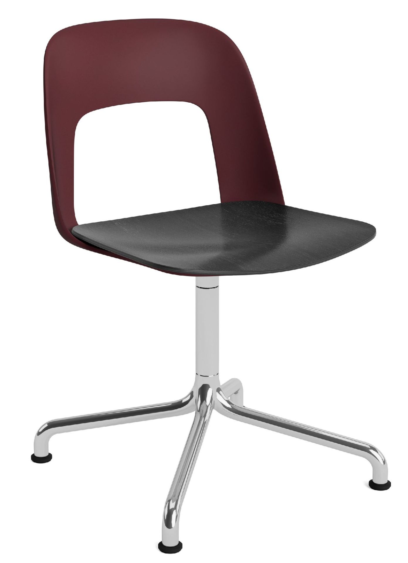 Layout Side Chair 152 draaistoel met vierpoot Hay