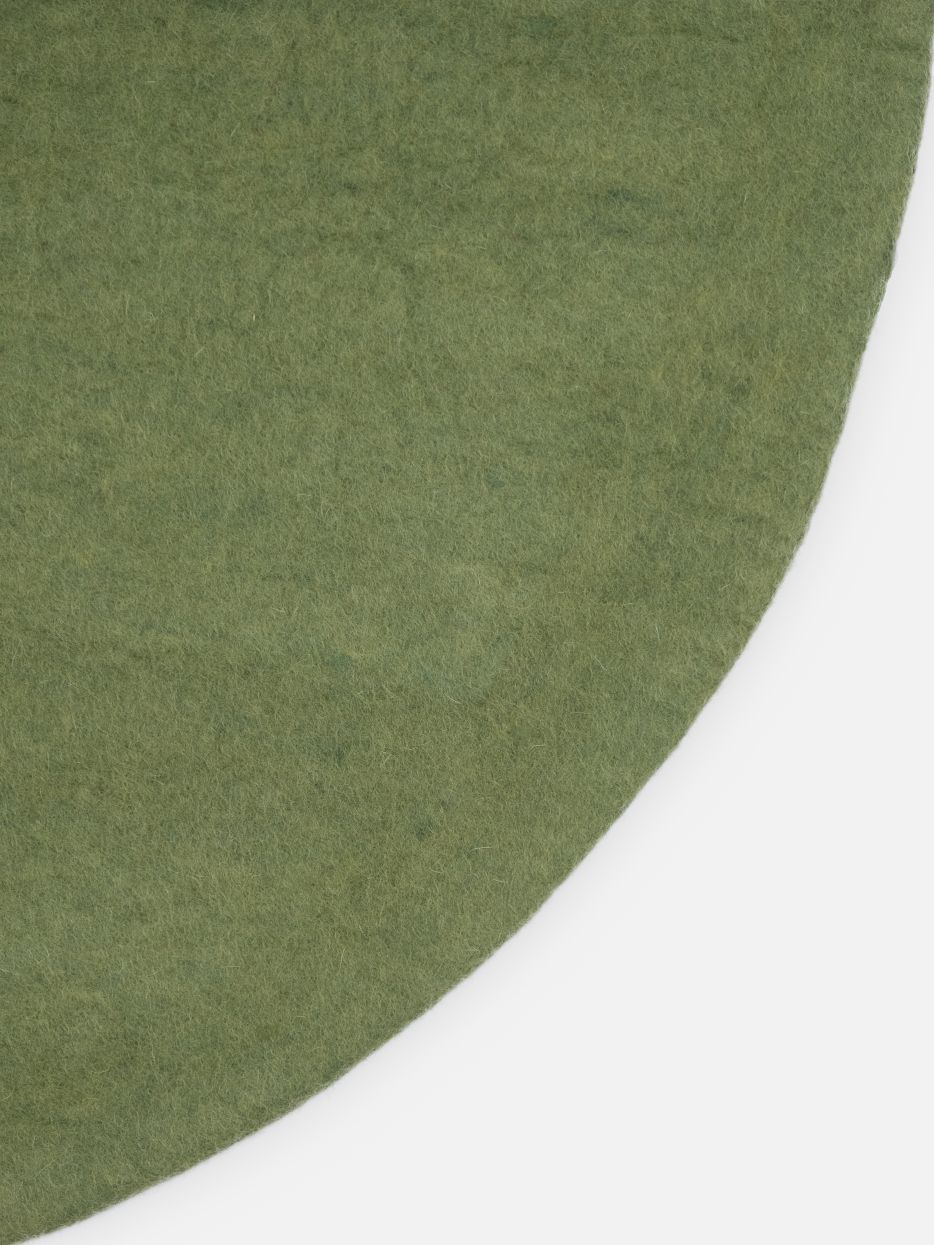 Mono rond vilten tapijt Ø 160 cm myfelt